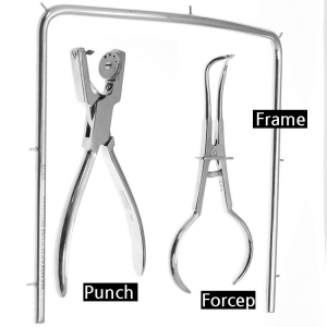 Rubber dam instrument SET