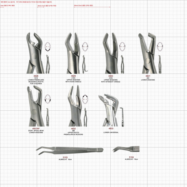 (주)이덴트 치과재료·치과의약품 전문,Forcep