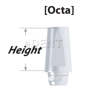 Internal Ex-Standard Cemented Octa Abutment (SEOA4304O)
