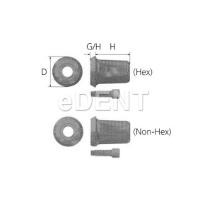 External cemented abutment(3i-Type) P5.0 Hex (TCW617H)