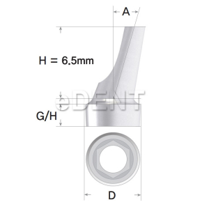 External Regular Angled Aubutment (AR5215)