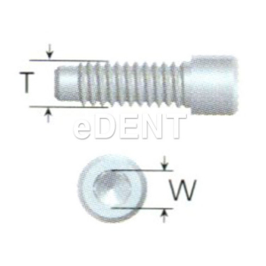 External Wide Abutment Screw T2.5 (CSW00H)