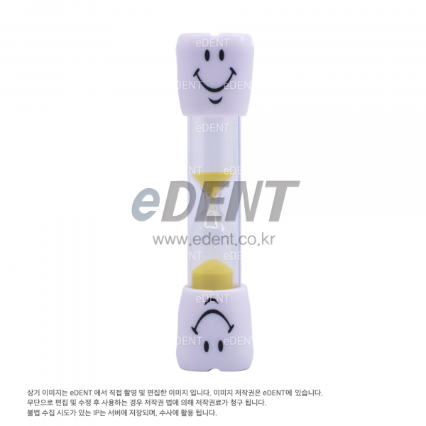 (주)이덴트 치과재료·치과의약품 전문,치아모양 양치 3분 모래시계