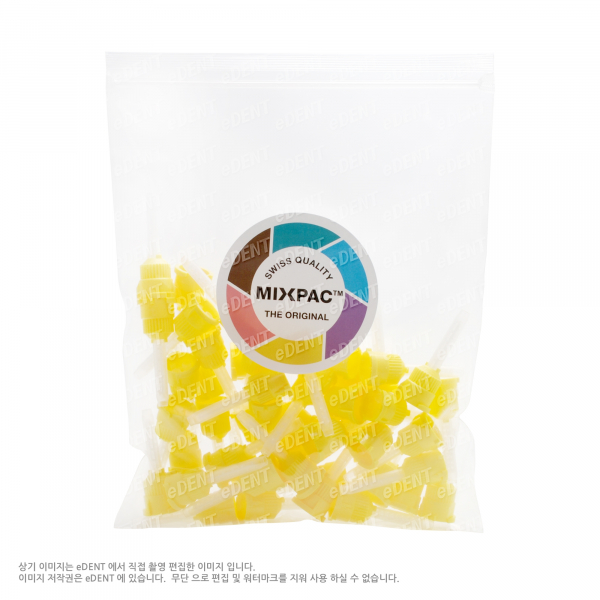 (주)이덴트 치과재료·치과의약품 전문,[불량0% 정품] T-mixer Mixing Tip (절약형 노란색)