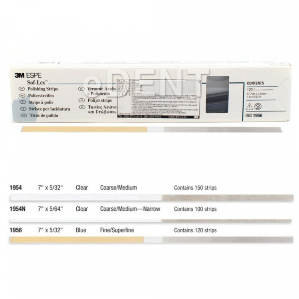 (주)이덴트 치과재료·치과의약품 전문,Sof-lex Polishing Strips, 1954 (Coarse/Medium)