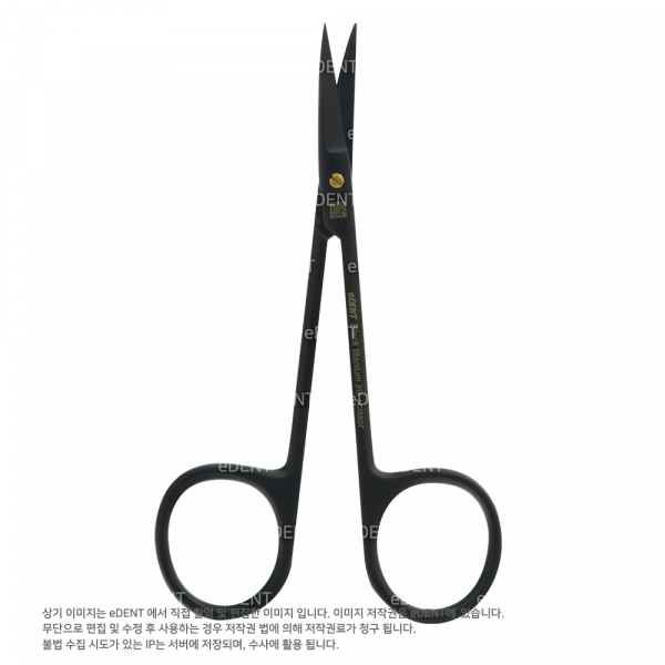 (주)이덴트 치과재료·치과의약품 전문,[50% 특가] eDent Black Titanium Iris Scissor