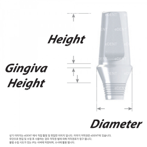GT Sealing Transfer Non-Hex Abutment (STA551040N)
