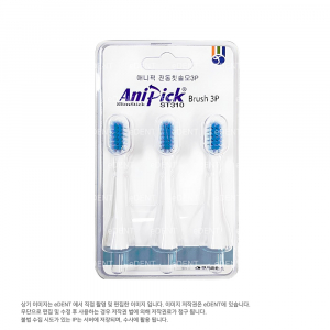 [3팩] AniPick 음파칫솔 리필
