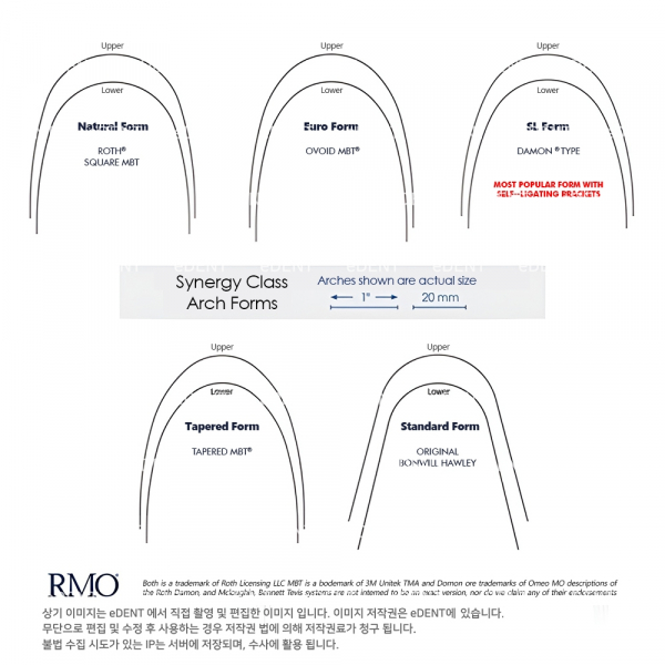 (주)이덴트 치과재료·치과의약품 전문,SYNERGY Ni-Ti Arch Wire Natural Form, Round