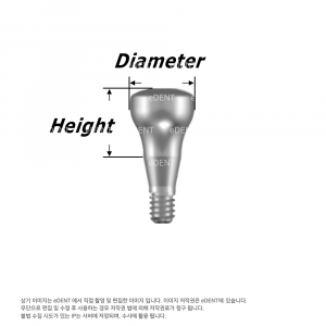 Mini Healing Abutment (MHA 403G)