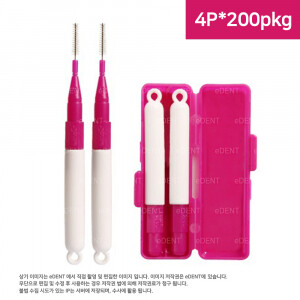 [200팩 무료인쇄] 향기 치간칫솔 4P(WD044)