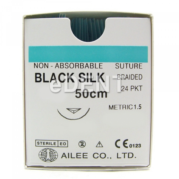(주)이덴트 치과재료·치과의약품 전문,Black Silk 4-0 각침